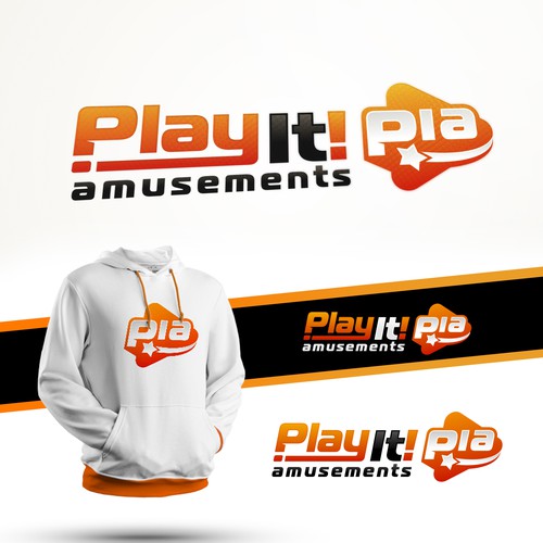 Play It! Amusements Logo Design