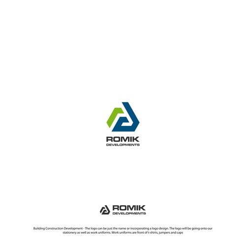 Logo for New Construction Company Brand - r+d