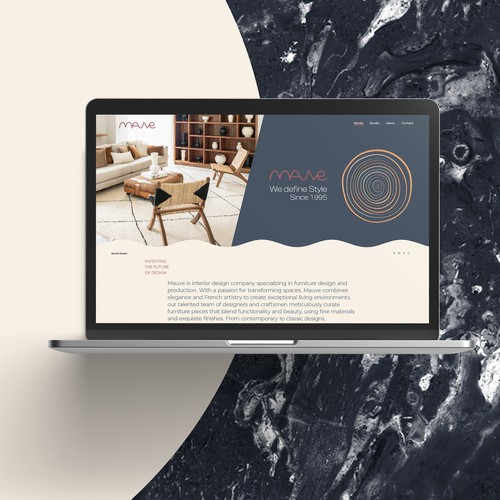 Webdesign for Interior Design Company