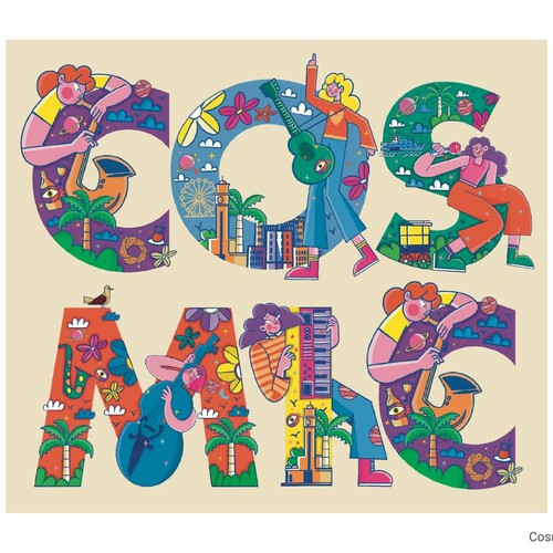 Cosmic Typography design