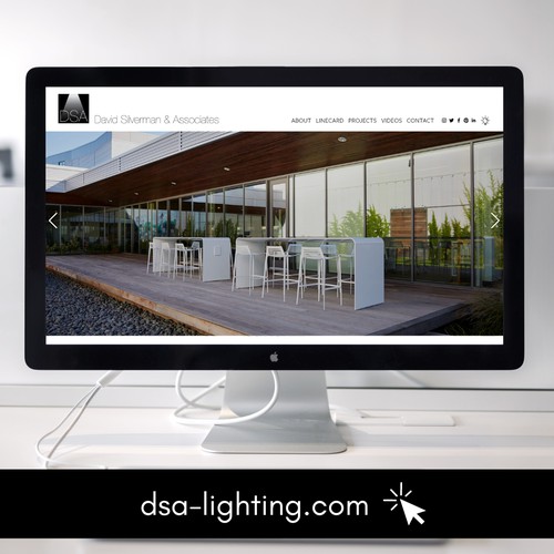 DSA Lighting - Product + Portfolio Website