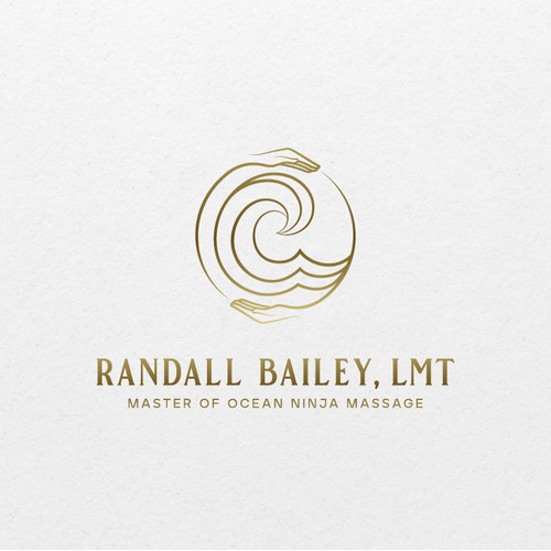 Logo concept for massage therapist.