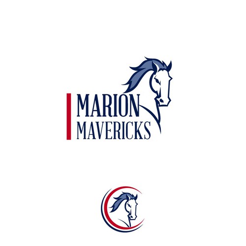 Marion Mavericks Elementary School Logo