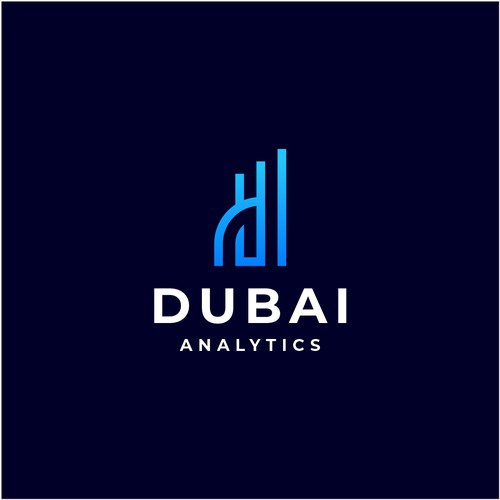 Dubai Building + Bar Graphic