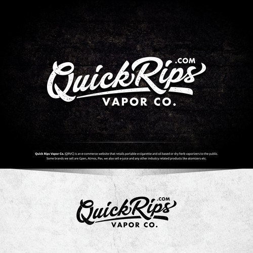 Quick Rips Vapor Co. (QRVC) Logo