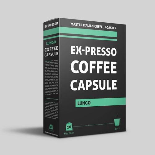 Package for a coffee capsule product