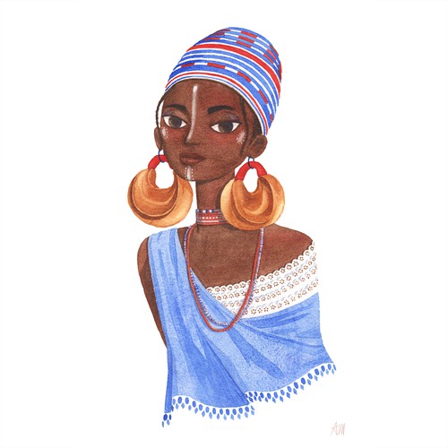 Fulani Tribe Woman
