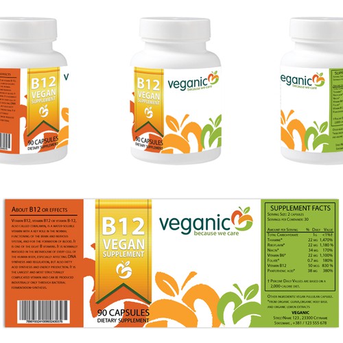 New product label wanted for Veganic