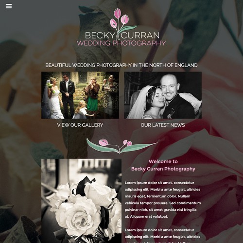 Wedding Photography Website and Logo
