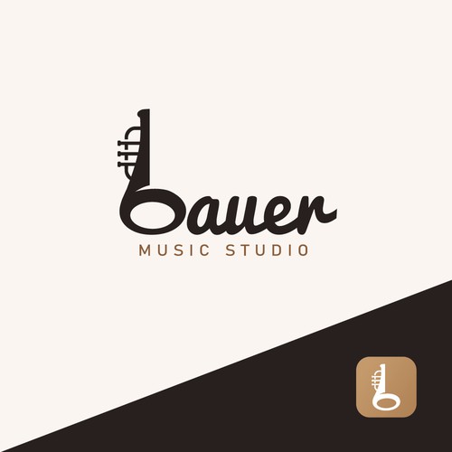 Logo for a music studio