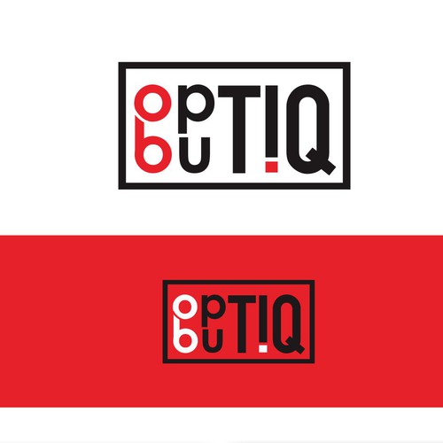Bold logo concept for Optiq Butiq