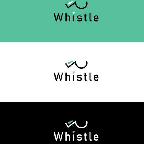 Logo design for a company named Whistle.