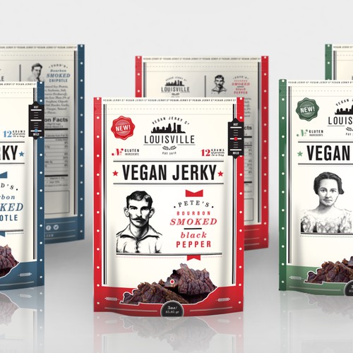 Make our vegan soy jerky package look awesome!!