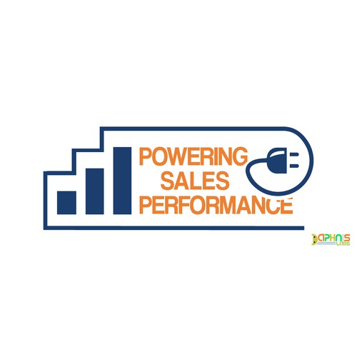 Create a logo for our vision statement: "Powering Sales Performance"