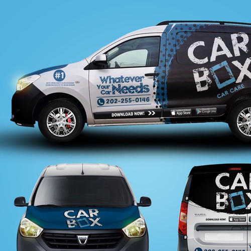 Car Wrap Design for Car Box