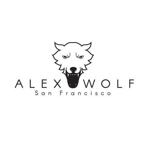 Logo concept for Alex Wolf. A photographer based in San Francisco