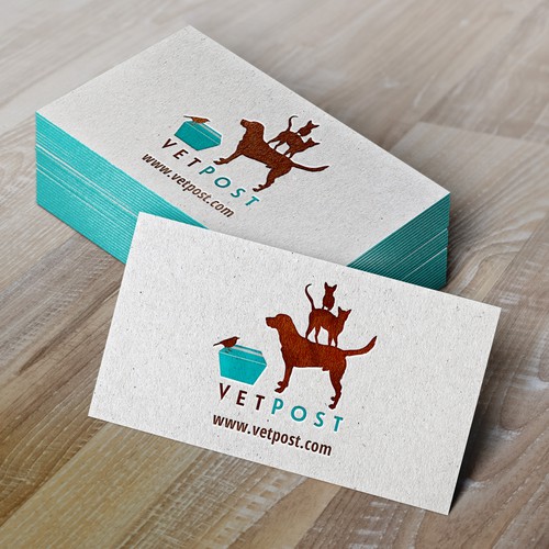 Create a fun logo for a national veterinary/pet e-commerce site for VetPost