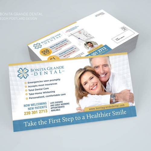 EDDM Postcard Design for Bonita Grande Dental