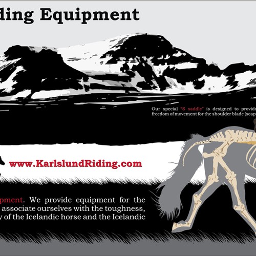 Create the next art or illustration for Karlslund Riding Equipment