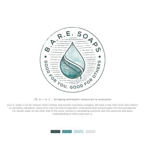 logo concept for soap company