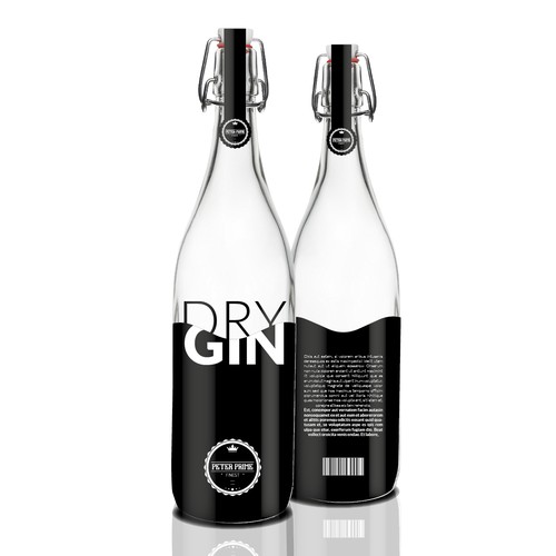Packaging for a GIN bottle