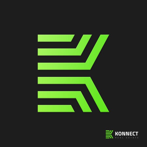 'K' Logo Monogram for Konnect Real Estate