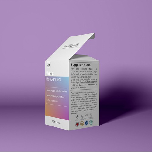 Supplement box design