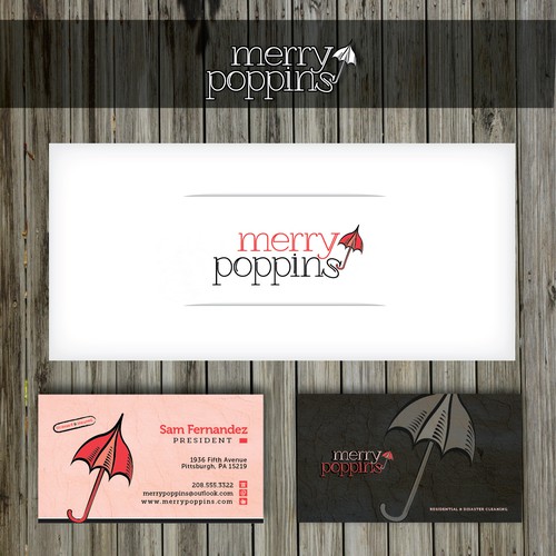 Merry Poppins needs a new logo and card! Come have some fun