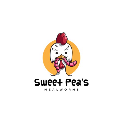 Chicken Cartoon logo concept