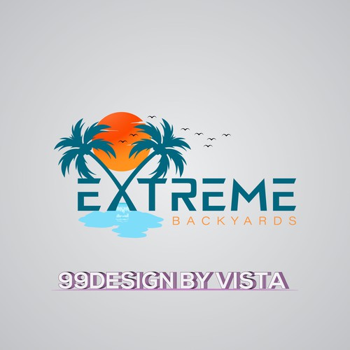 Logo for Extreme backyards