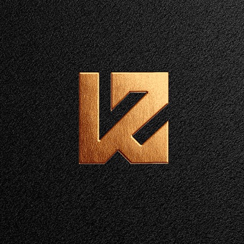 K and Z logo design
