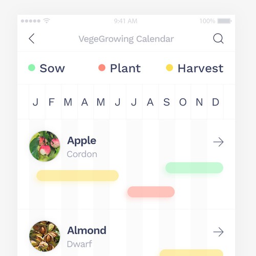 Vegetable Growing Calendar 