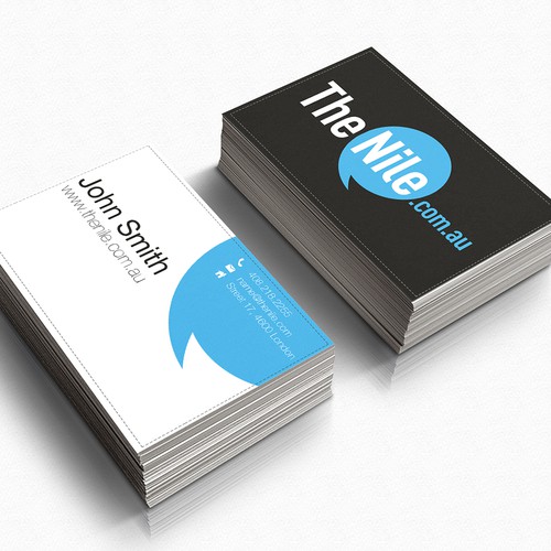 Create a business card for our online retail company