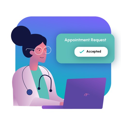 Med-tech app illustrations 