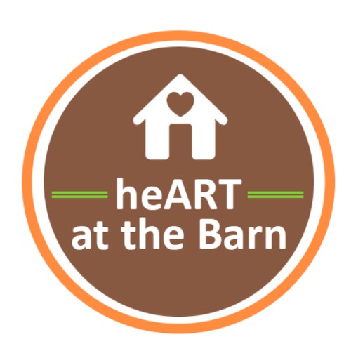 logo for nonprofit's fundraising event at a Barn