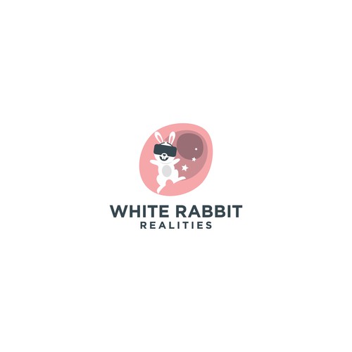 Mascot Logo for White Rabbit Realities