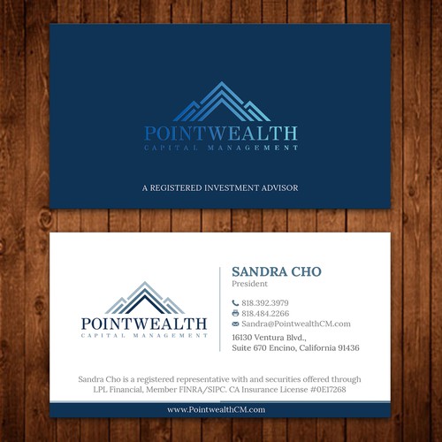 Show me the Money: Financial Planner Business Card