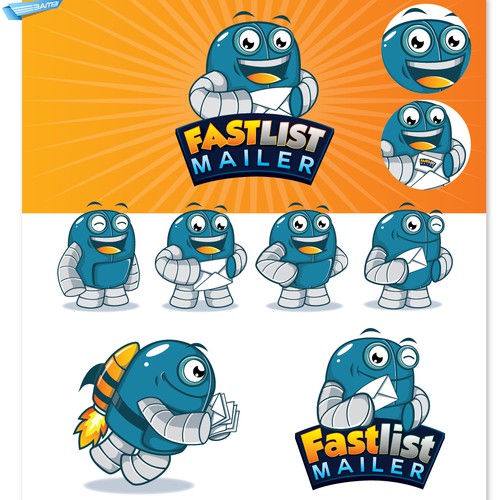 Create a winning logo for Fast List Mailer