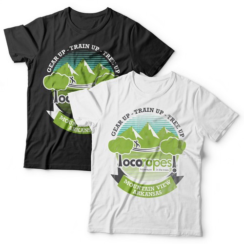 T shirt design for locoropes