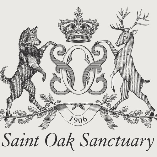 Family crest design for Saint Oak Sanctuary.