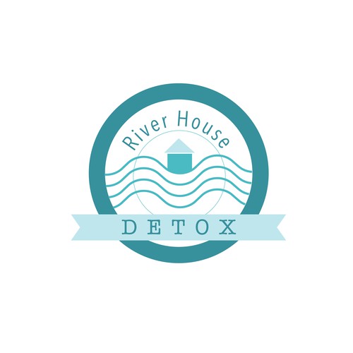 River House Detox Logo Design