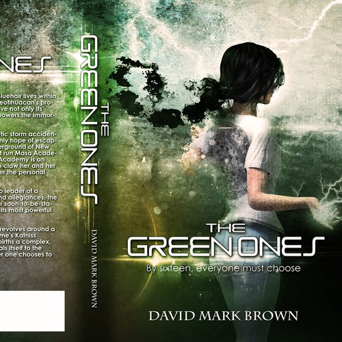 YA telekinetic dystopian cover design