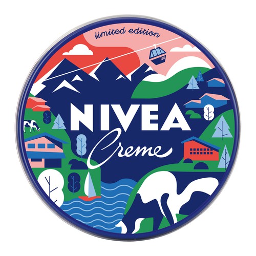 Design option I made for the Swiss limited Edition of. Nivea