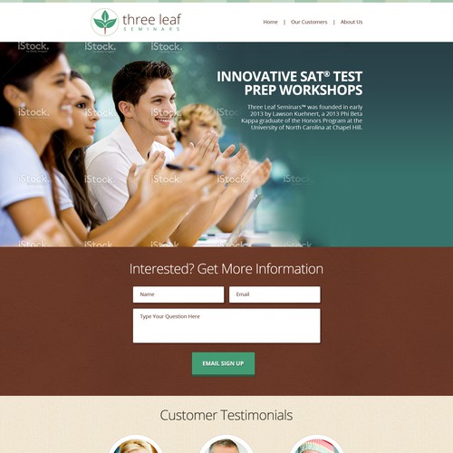 PROFESSIONAL DESIGN NEEDED for innovative SAT(r) Prep Company