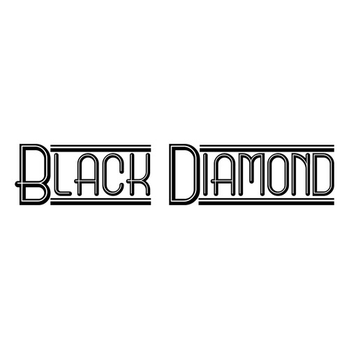 elegant logo for black diamond