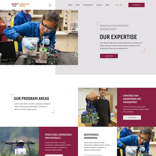 University Website Design