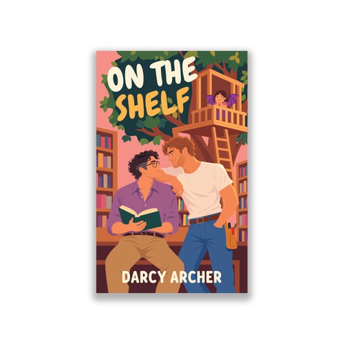 Illustrated M/M Romance Book Cover