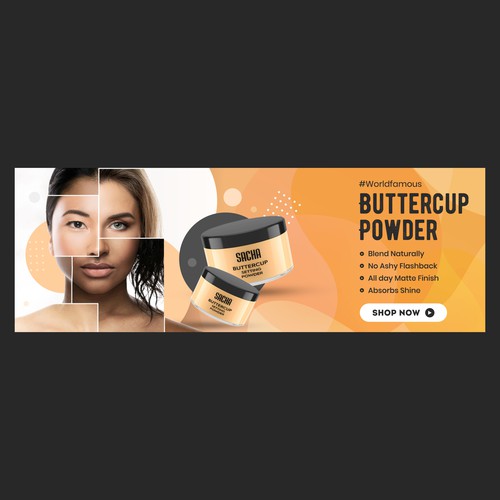 Buttercup Powder banner