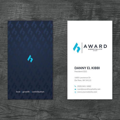 Vertical Business card