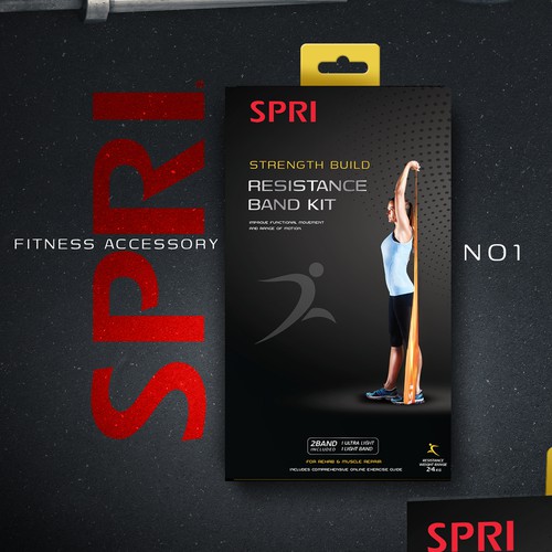 SPRI Fitness Retail Packaging Design